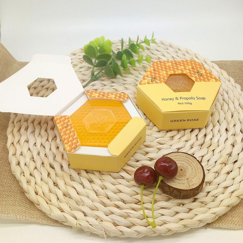 Handmade Soap Essential Oil Moisturizing Unique Smell Natural Bath Body Skin Care Deep Cleansing Honey Soap China