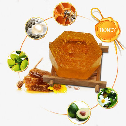 Handmade Soap Essential Oil Moisturizing Unique Smell Natural Bath Body Skin Care Deep Cleansing Honey Soap China